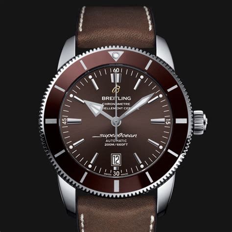 breitling superocean brown